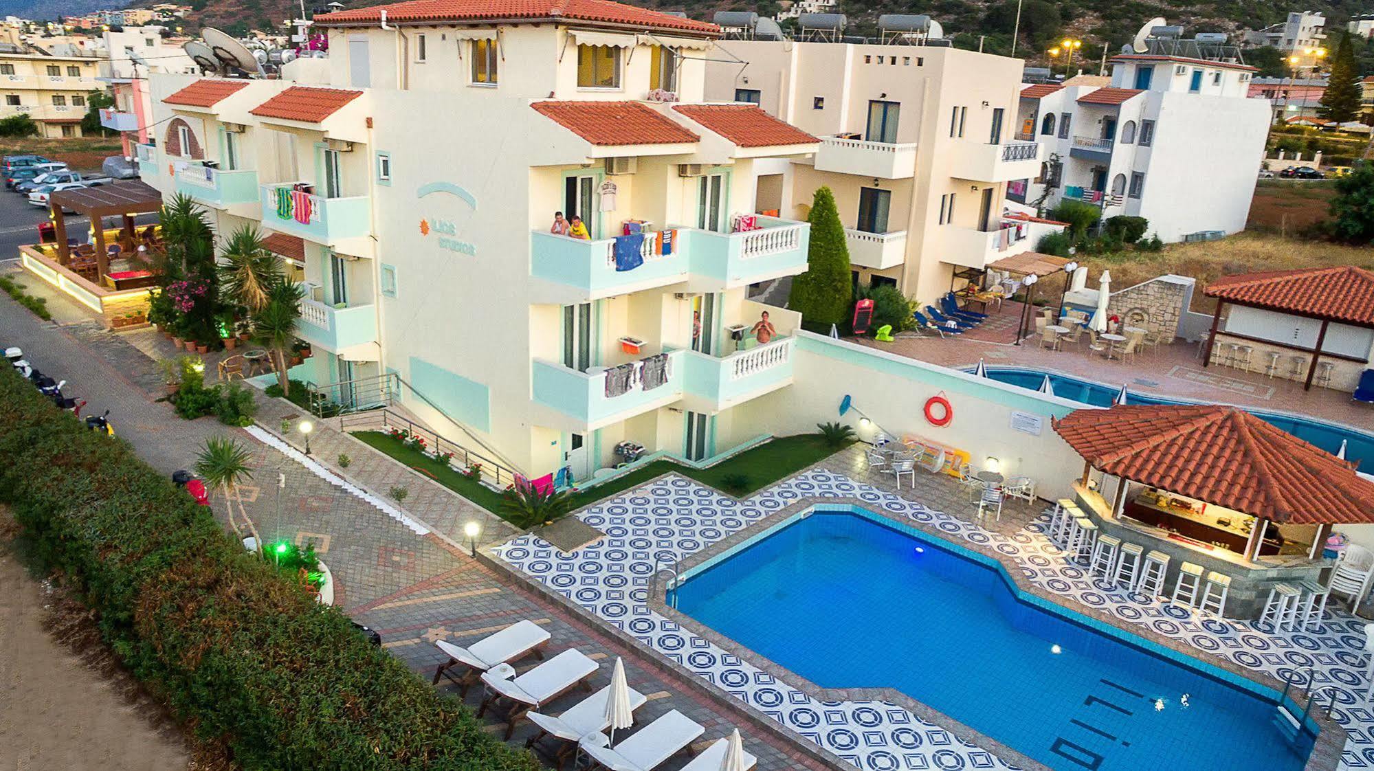 Ilios Stalis Aparthotel Bagian luar foto
